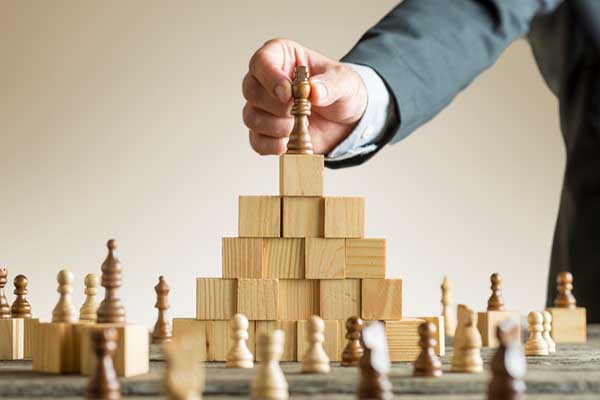 Tourist taking photo of a building